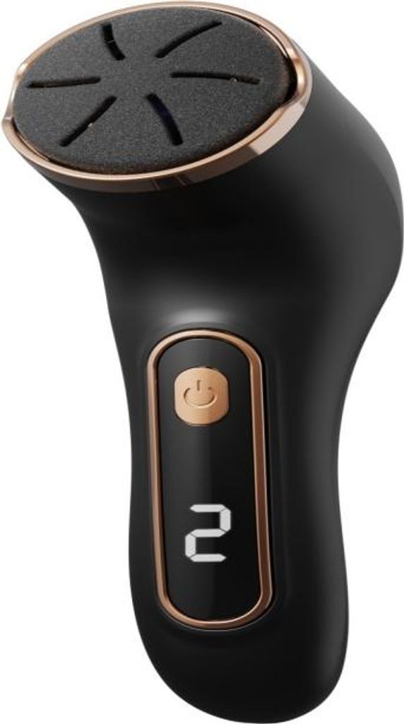 INF Elektrischer Hornhautentferner: Sanfte & Effektive Peeling für glatte Füße Schwarzes Gold