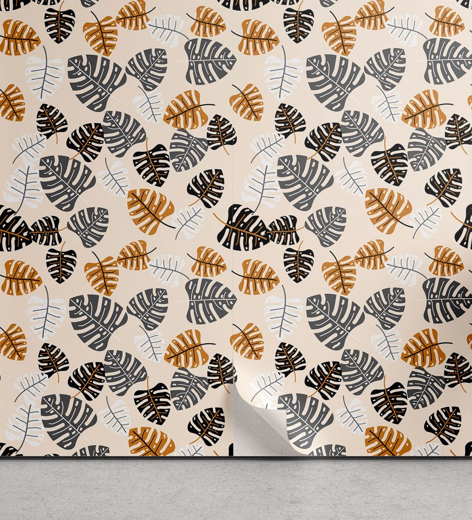 ABAKUHAUS Blätter abziehbare & klebbare Tapete für Zuhause, Tropical Hawaiian Plantation, selbstklebendes Wohnzimmer Küchenakzent, 33 cm x 90 cm...