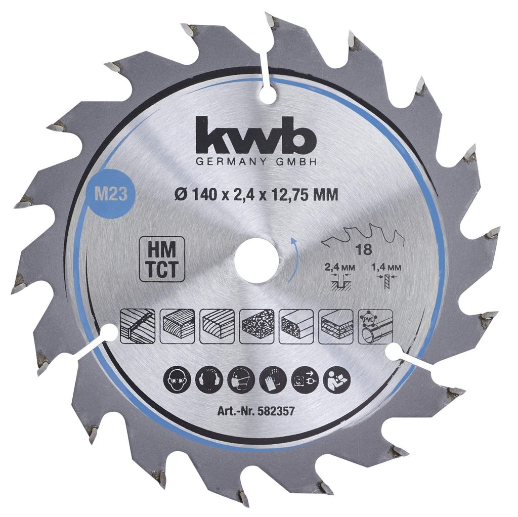 kwb 582357 Karbidový pílový kotúč 140 x 12,75 mm 1 ks Obrázok produktu 