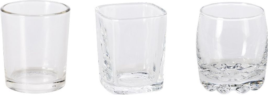Sada 3 pohárov na panáky Excellent Houseware, sklo, 5x6 cm, Obrázok produktu 