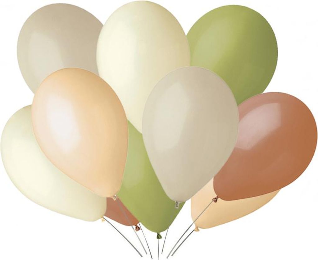 Pastell Boho Ballons 13 Zoll 10 Stück