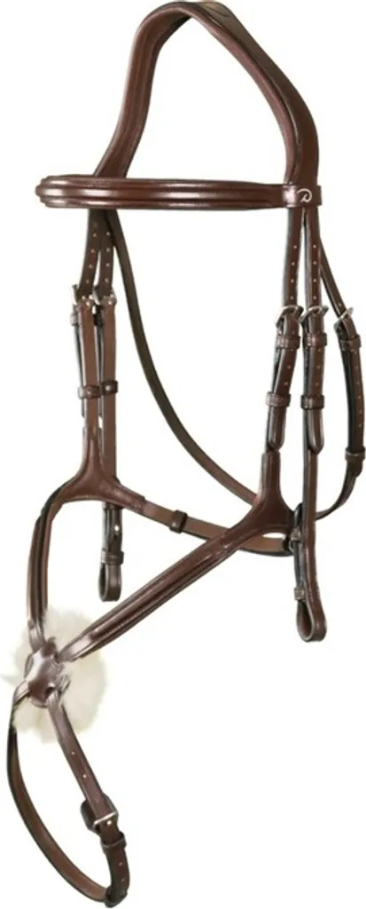 Dy'on Bridon Têtière Mexicaine New English Collection Marron - Full