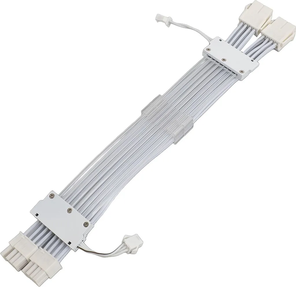 Câble Extension ARGB GPU 2x8 Pin Blanc pour Alimentation PC Gaming RGB - 3