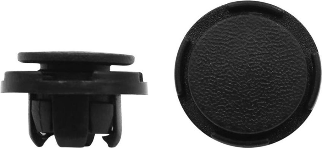 30stk 15mm Schwarz Plastik Loch Erweiterung Klammer Niet Stoßstange Auto DE de