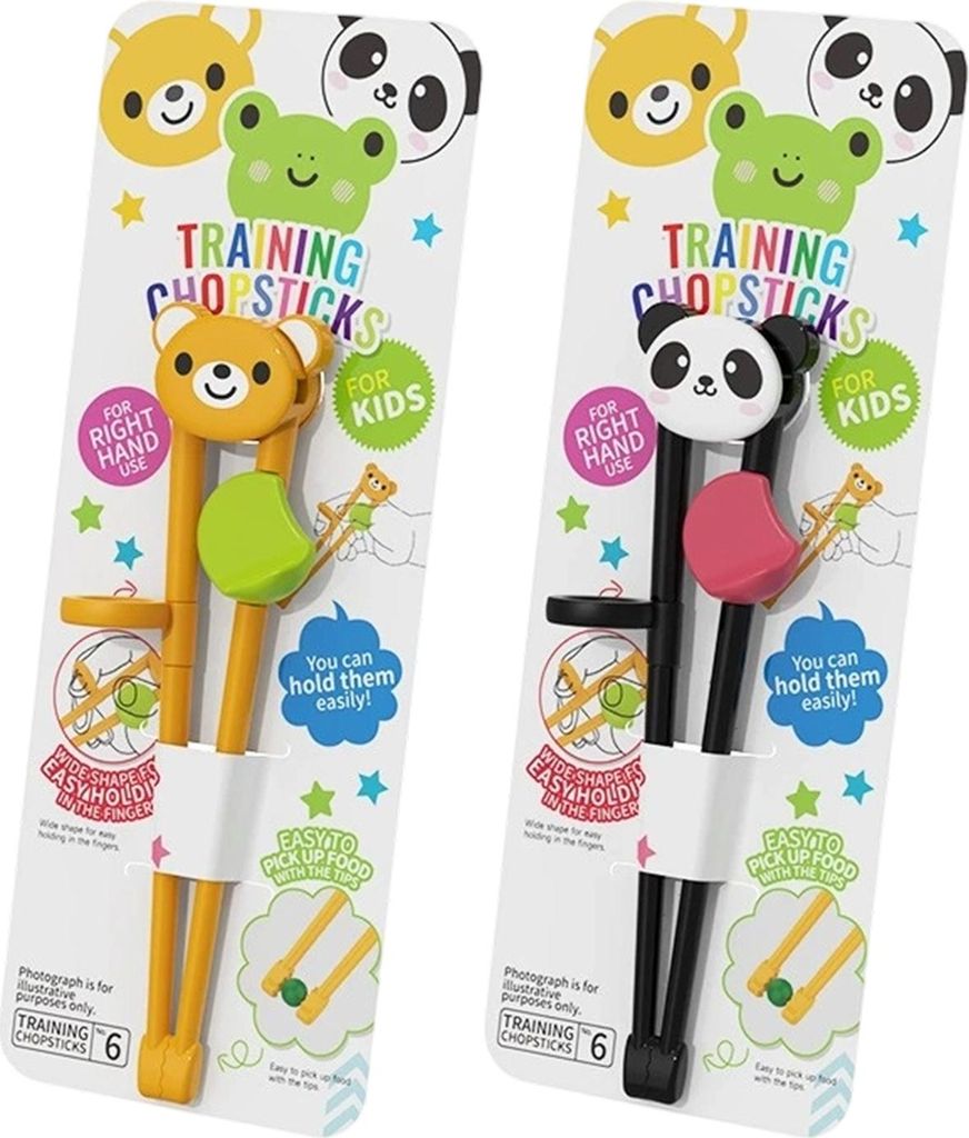 Paar Essstäbchen für Kinder, Essstäbchen zum Üben für Produktbild 