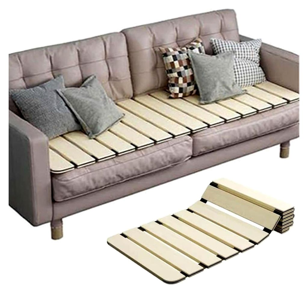 Klappbare Bettlatten in voller Größe, stabile Bunkie-Latten für Plattformbetten, Boxspringbetten, Tagesbetten und Sofas, Holzunterstützung für...