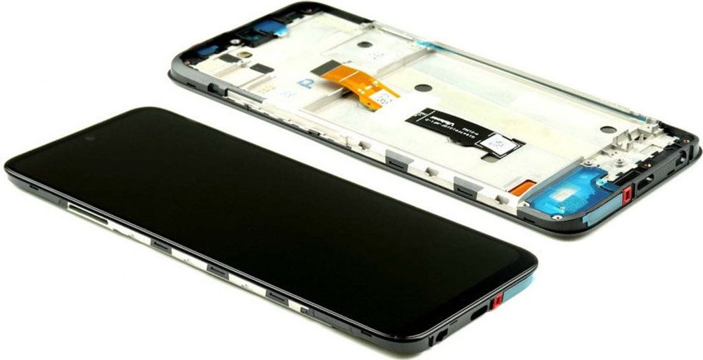Original AMOLED Display Touchscreen Bildschirm Rahmen Schwarz für Motorola Moto G71 5G XT2169 & Werkzeug