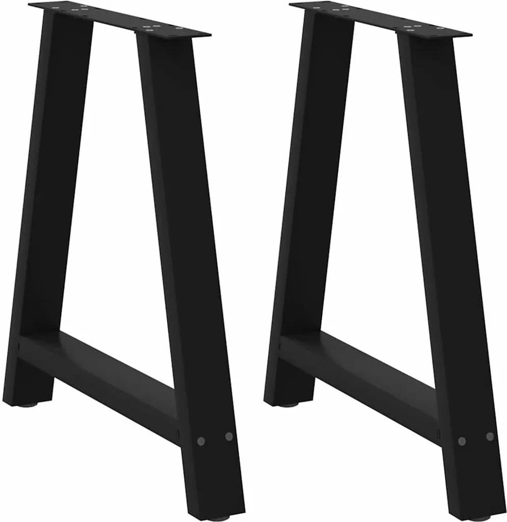 Gambe Tavolo Best Möbel Cloris New2975166 Acciaio Nero 70x73cm