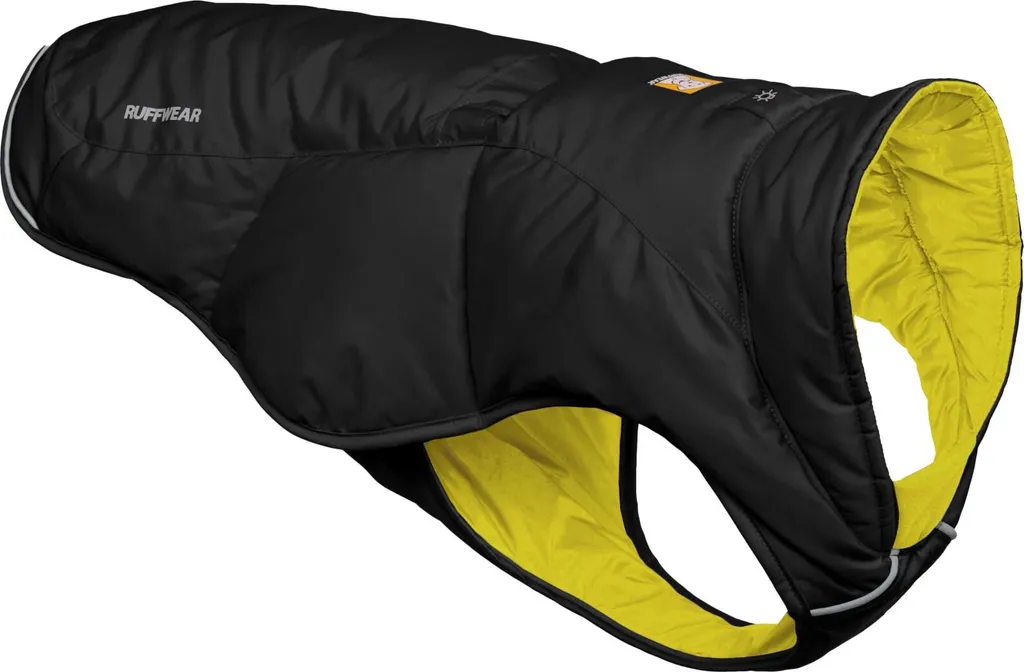 Ruffwear Quinzee Jacket Obsidian Nero | Giacca Isolata per Cani Premium