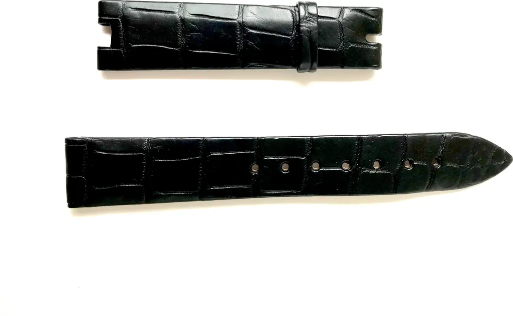 Cinturino Ricambio 16mm Pelle Nera per Breguet Uomo - Serie Premium