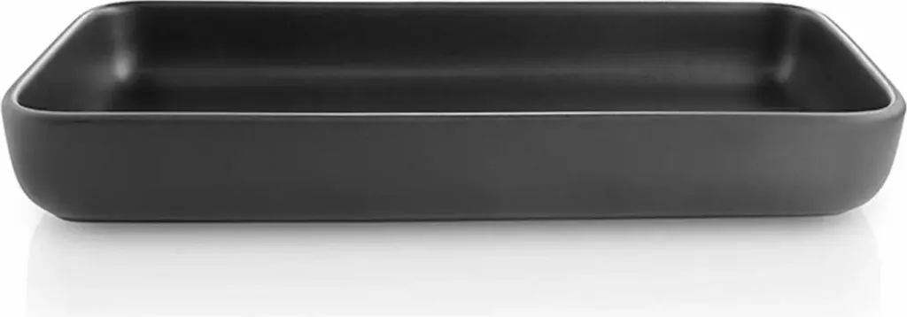 Eva Solo Piatto da Portata Cucina Nordica 12x24 cm | Grès Nero Elegante