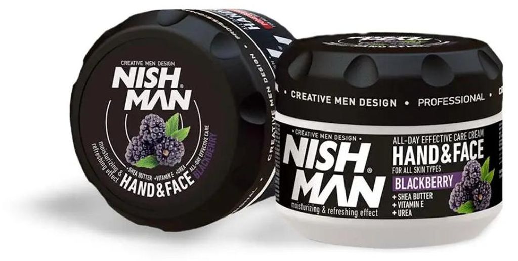 NISHMAN Hand- en gezichtscrème 300 ml - Bessenaroma Productafbeelding 