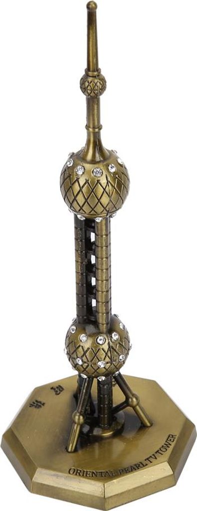 Shanghai Oriental Pearl mit Diamant-Modell, galvanisierte Verarbeitung, Reise-Souvenir