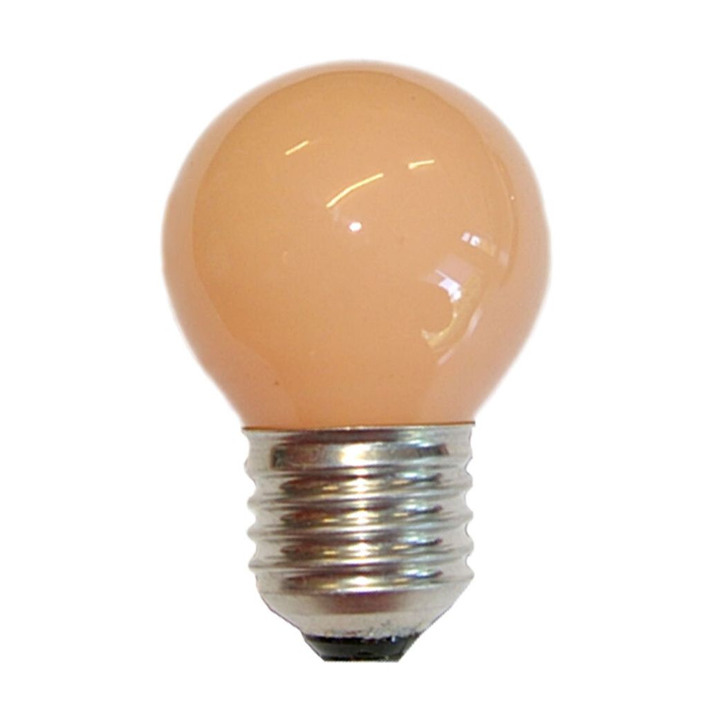 Merkur Glühbirne Tropfenlampe 15W E27 240V Orange Glühlampe Produktbild 