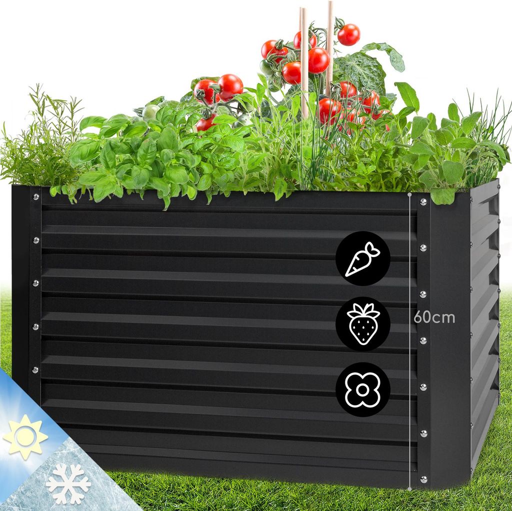 Blumfeldt Jardinieres Exterieur Surélevées, Pot de Fleur Image du produit 