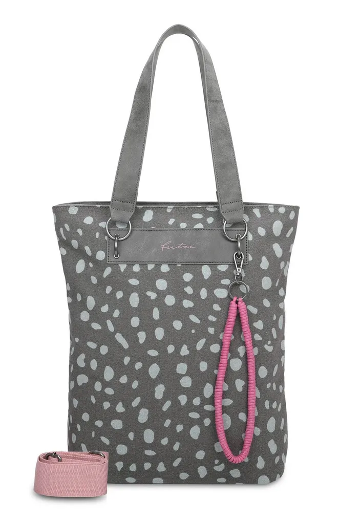 Borsa Vegana Fritzi aus Preußen Wudy01 Canvas Tote Spotty Lime