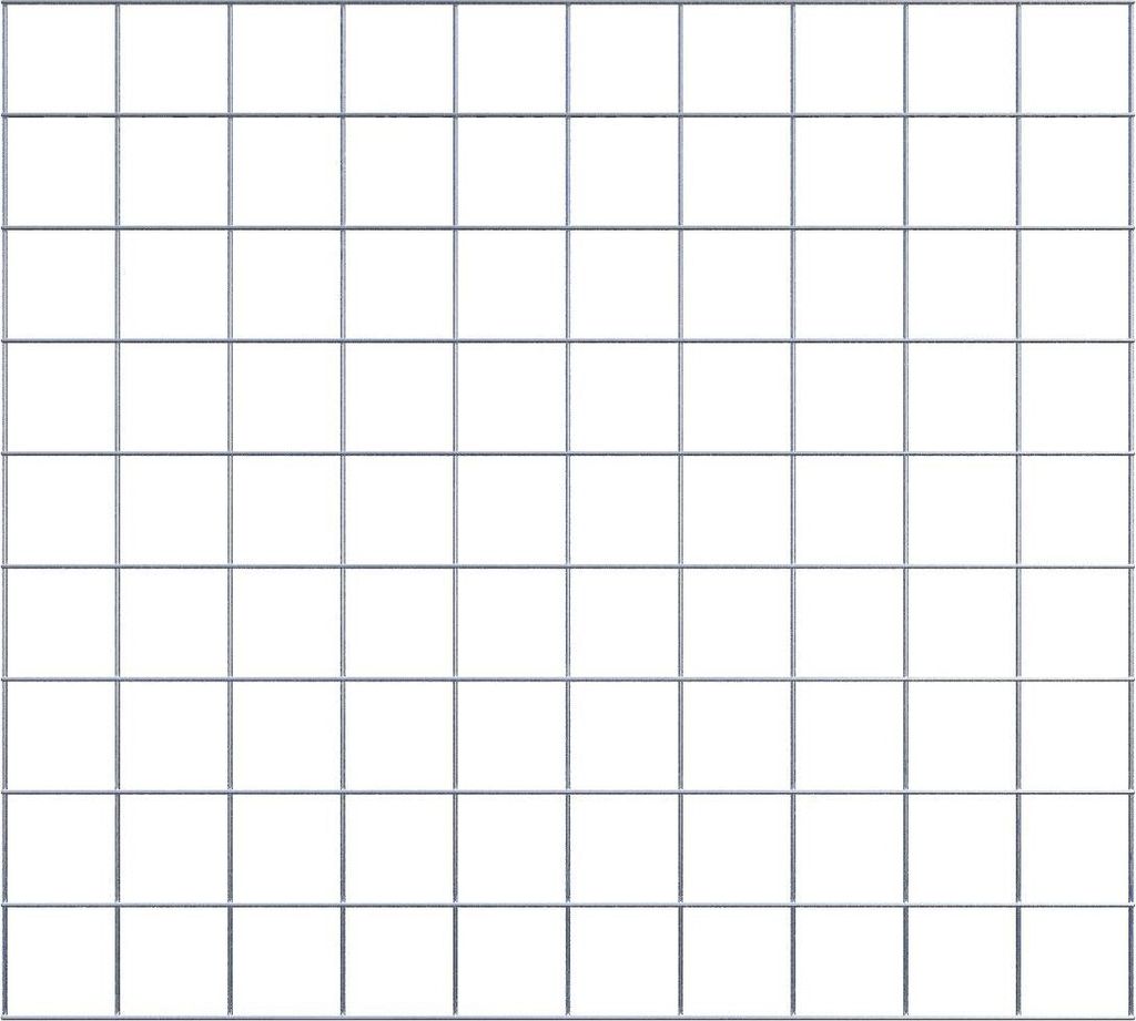 Gitter 10 x 10 cm Maschenweite - Maße: 100 x 90 cm Produktbild 