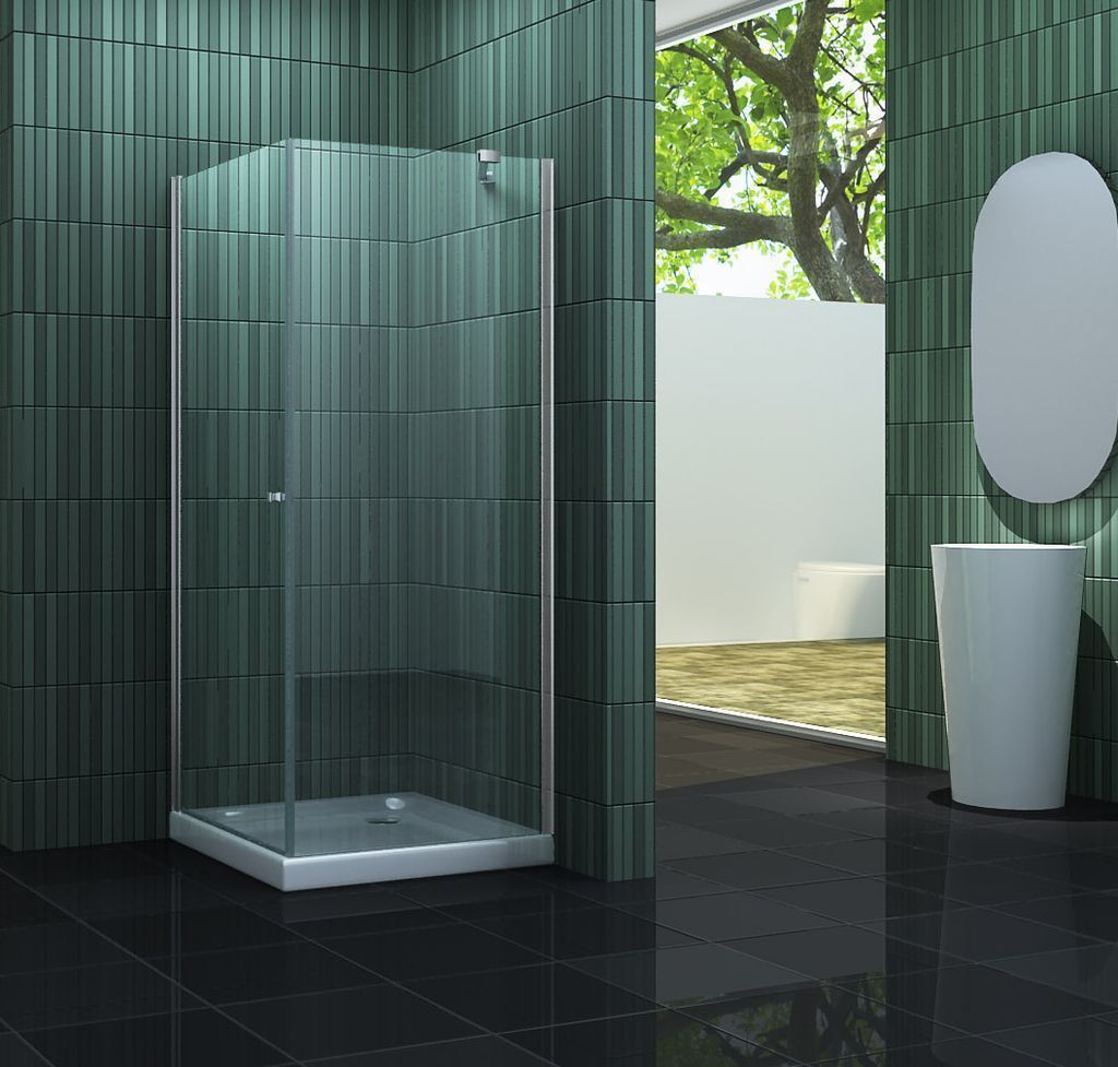 Duschkabine CASA-ONE 80 x 80 x 190 cm ohne Duschtasse