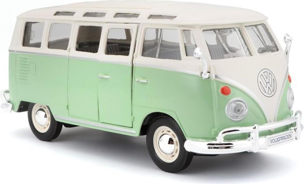 Maisto - Volkswagen Van ""Samba"" zeleno/krémová 1:25 Obrázek produktu 