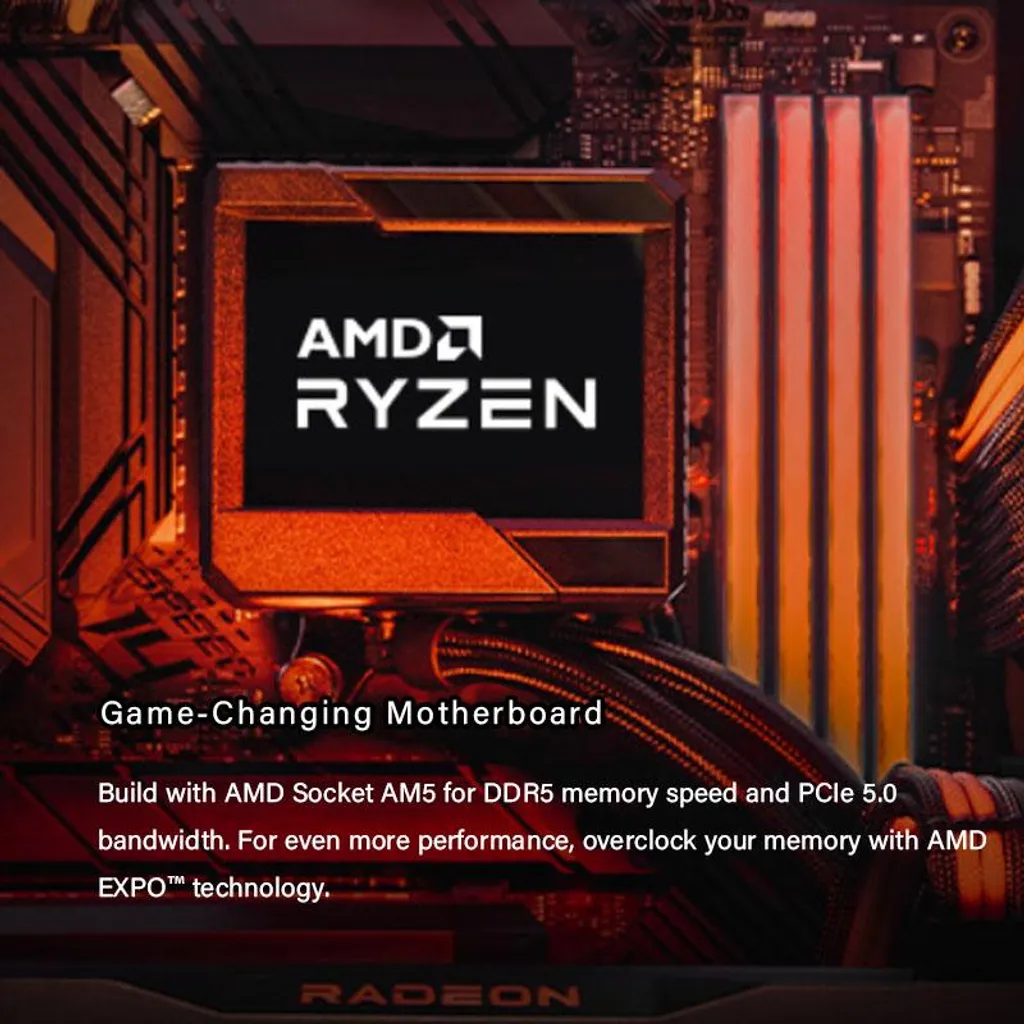 Processeur CPU idéal Gaming et Création 8 cœurs 4,5 GHz Socket AM5 fluide - 3