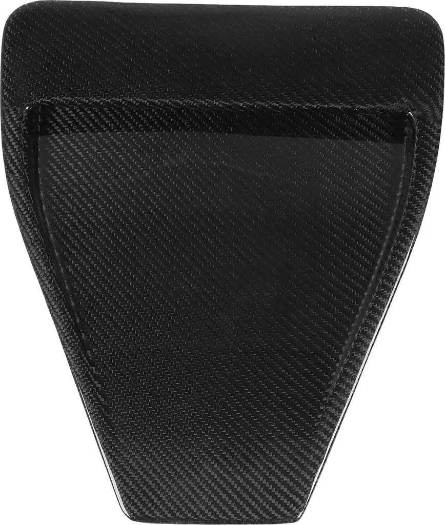 Aération de capot en carbone noir brillant pour Lancer Ralliart