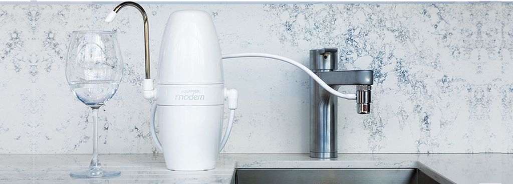 AQUAPHOR Auftischfilter Modern Auftisch Wasserfilter, White
