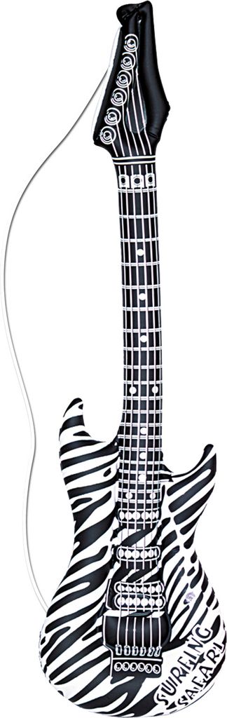 Nafukovací kytara zebra - 105 cm Obrázek produktu 