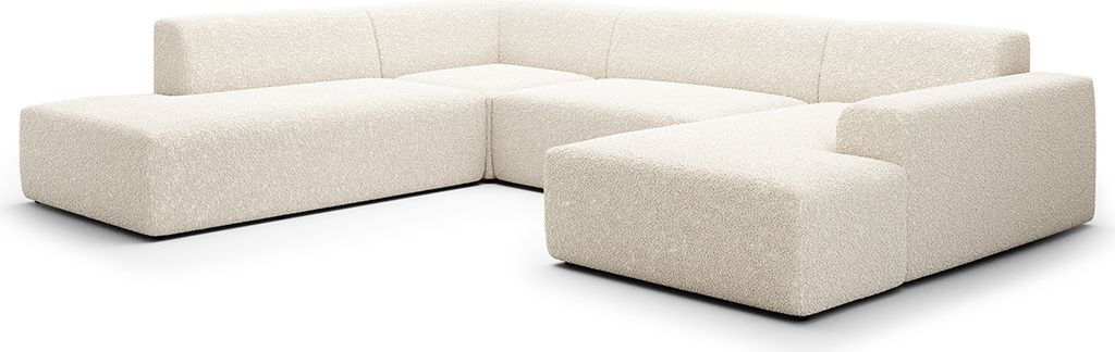 U-Sofa 5-Sitzer linke Ecke Torino Beige