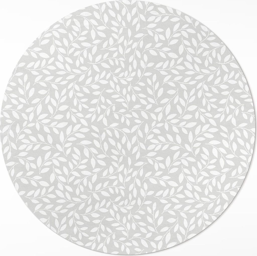 Feine Zweige boho style zart– Vinylteppich – Indoor Teppich – Flur – Pflegeleicht – Runder Teppich – PVC Teppich – Outdoor Teppich ...