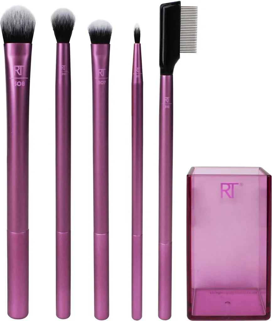 Real Techniques Kit Pinceaux Yeux 5 Pièces Palette Cosmétique Tendance