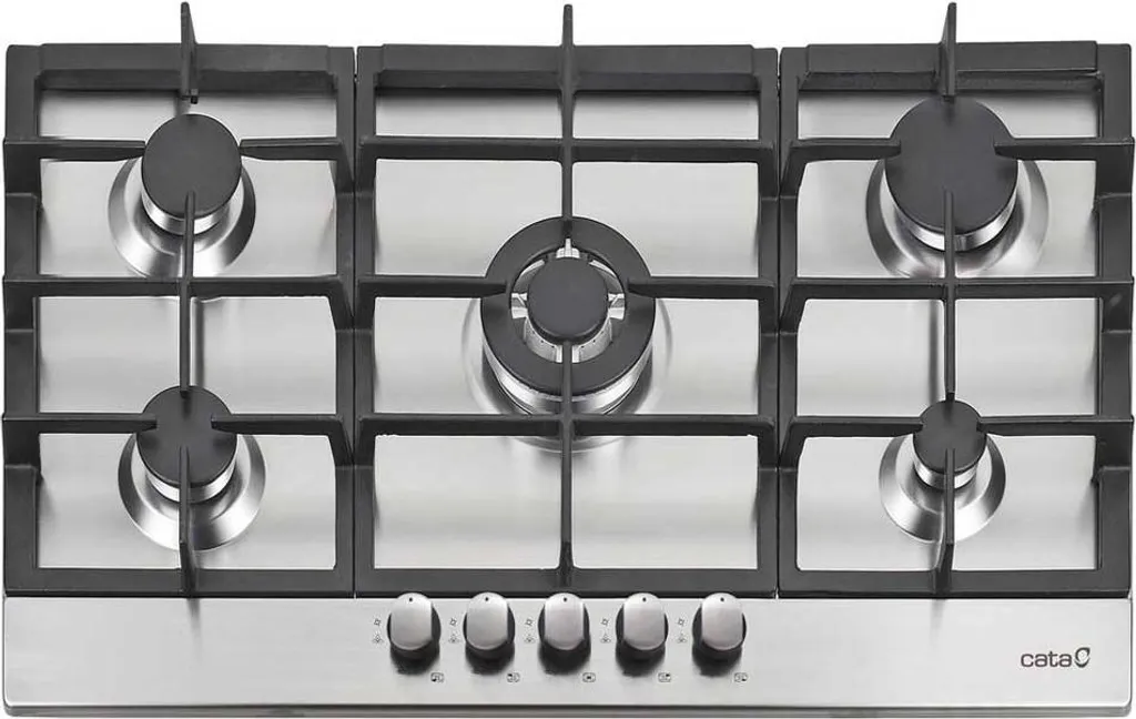 Cuisinière gaz Cata Lgi 9041 X argent : la solution pour cuisson rapide