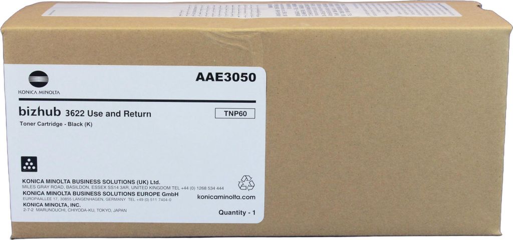 Minolta Toner TNP-60 Schwarz (AAE3050) für 15.000 Seiten