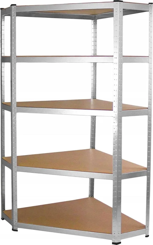 Étagère Métallique Galvanisée 180x90x30 cm - Charge Lourde 875 kg