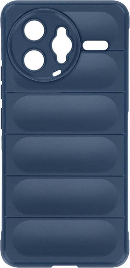 Avizar, Hülle für Xiaomi Poco F7 Pro / F7 Ultra Silikon mit Reliefstruktur, Dunkelblau