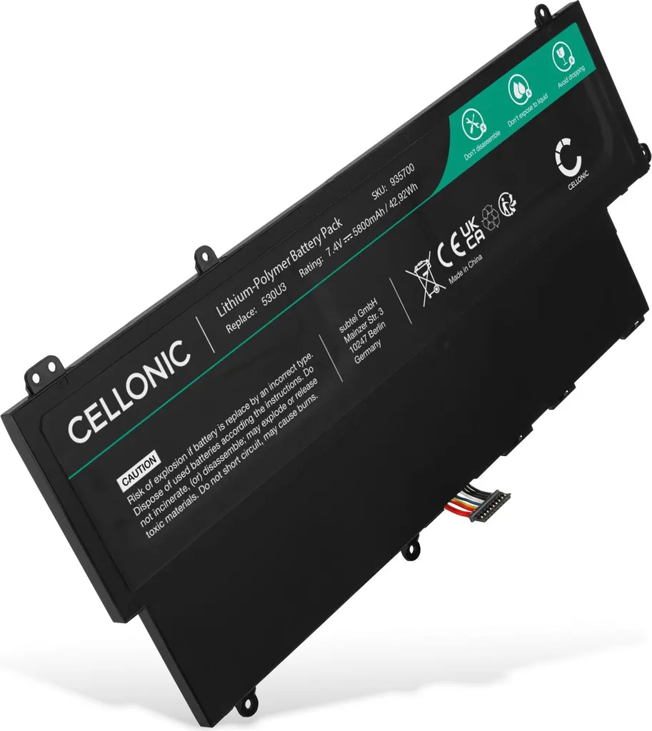 Batteria Samsung Ultrabook 530U3C AA-PBYN4AB 7.4V 5800mAh Potente