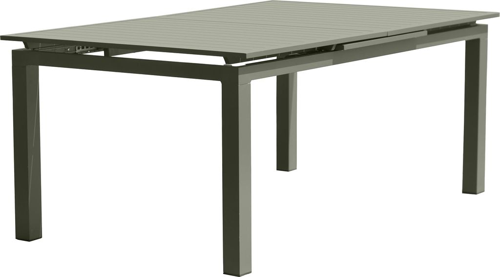 Ausziehbarer Gartentisch 10 Personen, Aluminium