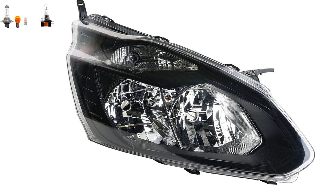 Johns, Scheinwerfer Halogen passend für Ford Transit Custom 12 12-17 Rech. Leuchtmittel 1801820 1778044 1779194 1783378 1818127 1866474 BK2113W029...