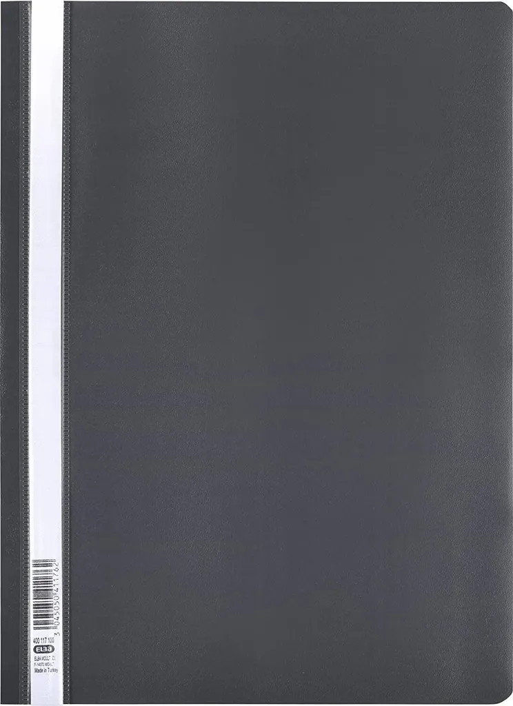 10x Raccoglitore Oxford 400117100 A4 PP Grigio Scuro - Stock Ufficio