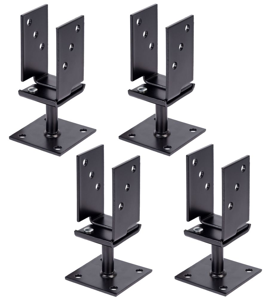 Supports de poteaux U Alberts 825225, réglables en largeur, Image du produit 