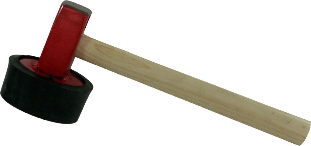 Plattenhammer 'PB' 1,50 kg rund, geschraubter Aufsatz