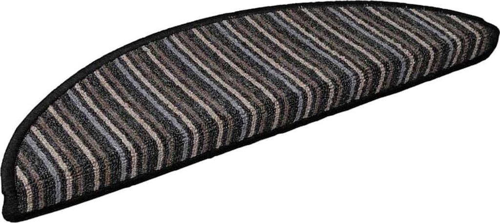 Selbstklebende Treppenschoner 15 pcs Anthrazit 56 x 17 x 3 cm