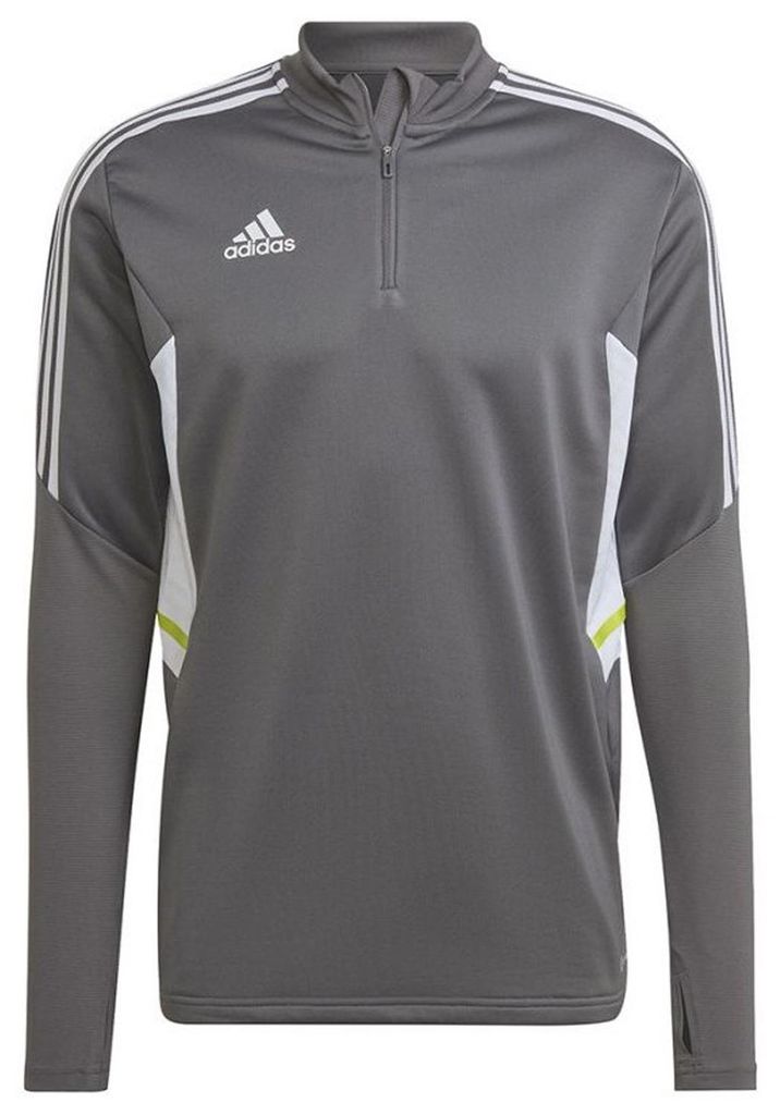 Adidas - "Condivo 22" Sweatshirt mit kurzem Reißverschluss für Herren - Training MR1557 (S) (Grau)