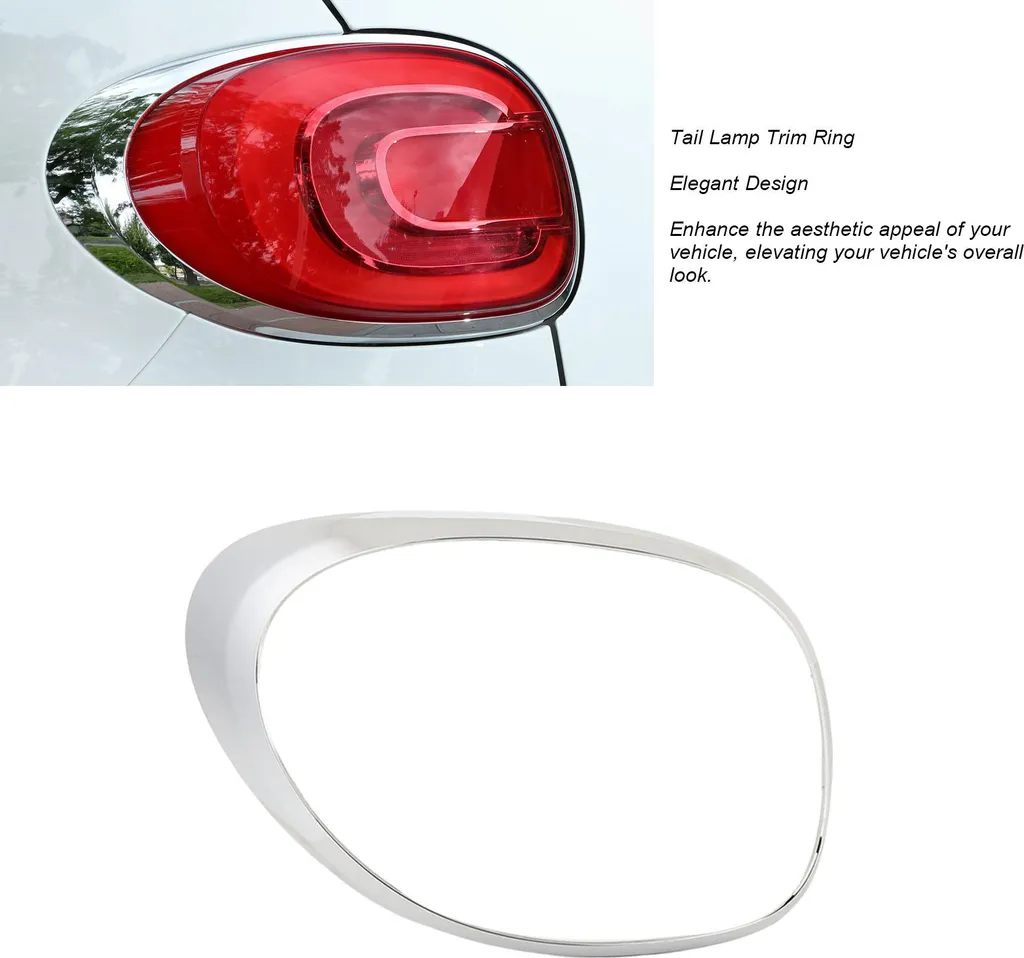 Cadre de feu arrière chromé 68235995AA pour Fiat 500L finition miroir