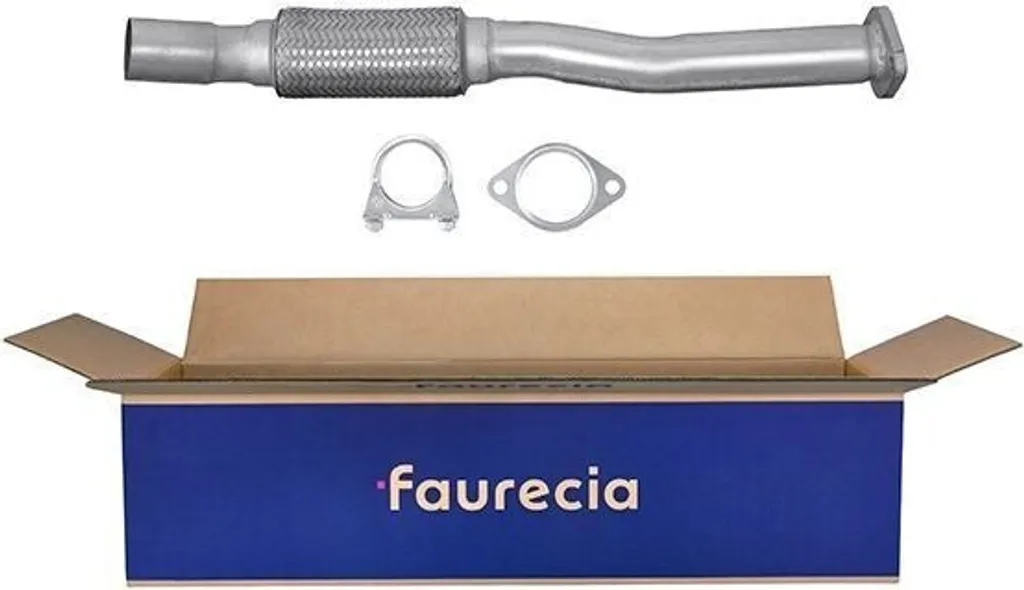 Tuyau d'échappement avant en acier robuste HELLA pour Fiesta IV 1034219