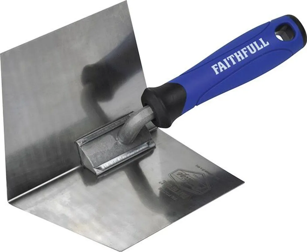 Truelle d'angle intérieur 125mm Faithfull Prestige en acier inoxydable