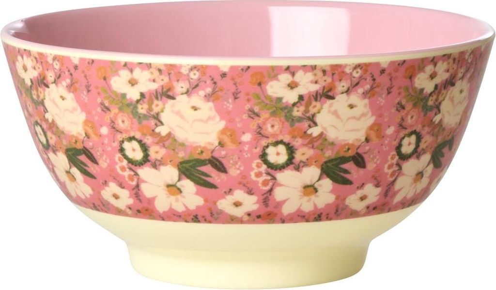 Ciotola in melamina Rice - Fiori rosa 700ml Immagine del prodotto 