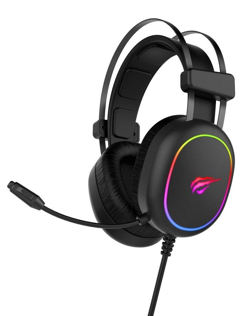 Havit GAMING HEADPHONE RGB BLACK 2016D Kopfhörer Kabelgebunden Kopfband Schwarz