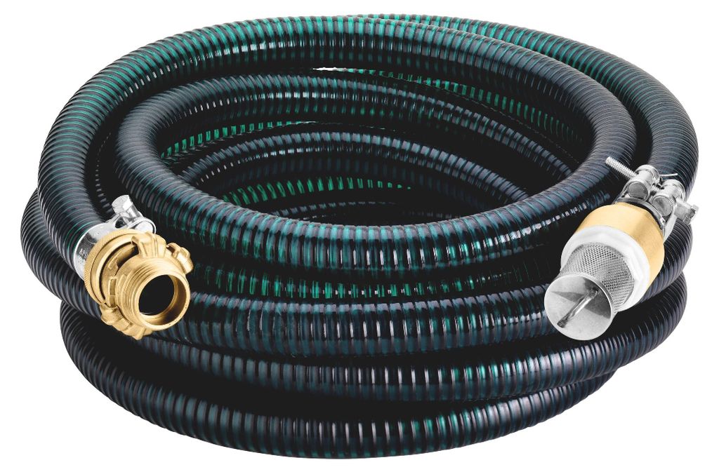 Metabo Saugschlauch-Set mit Messingarmaturen (7 m, 1 Zoll, Image du produit 