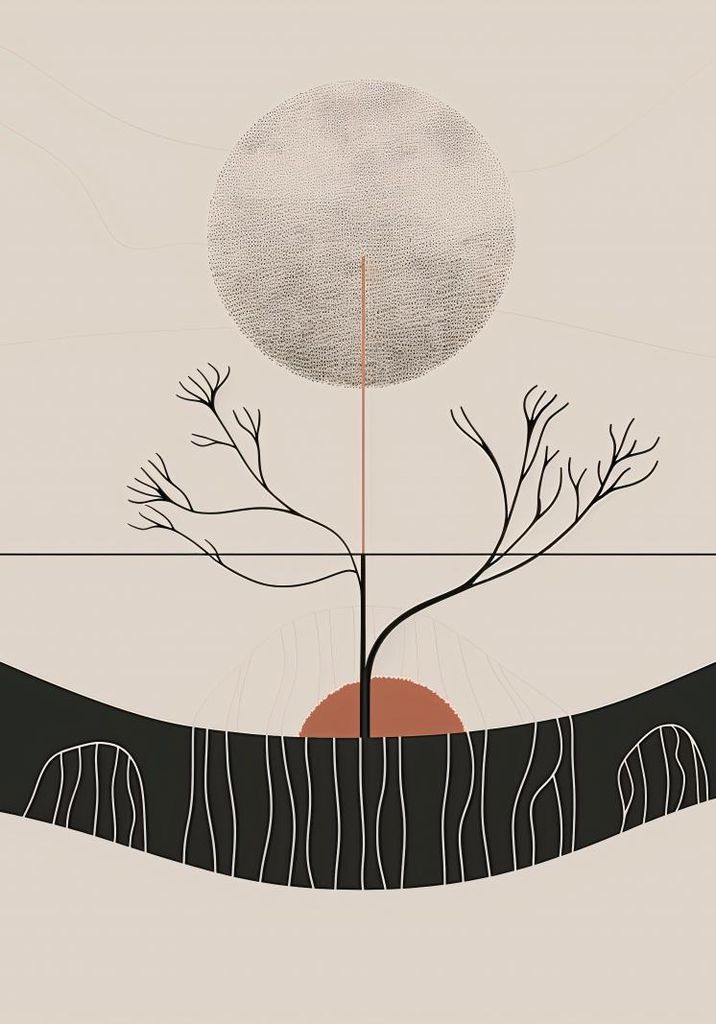 Plakat 70x100cm Wintermond