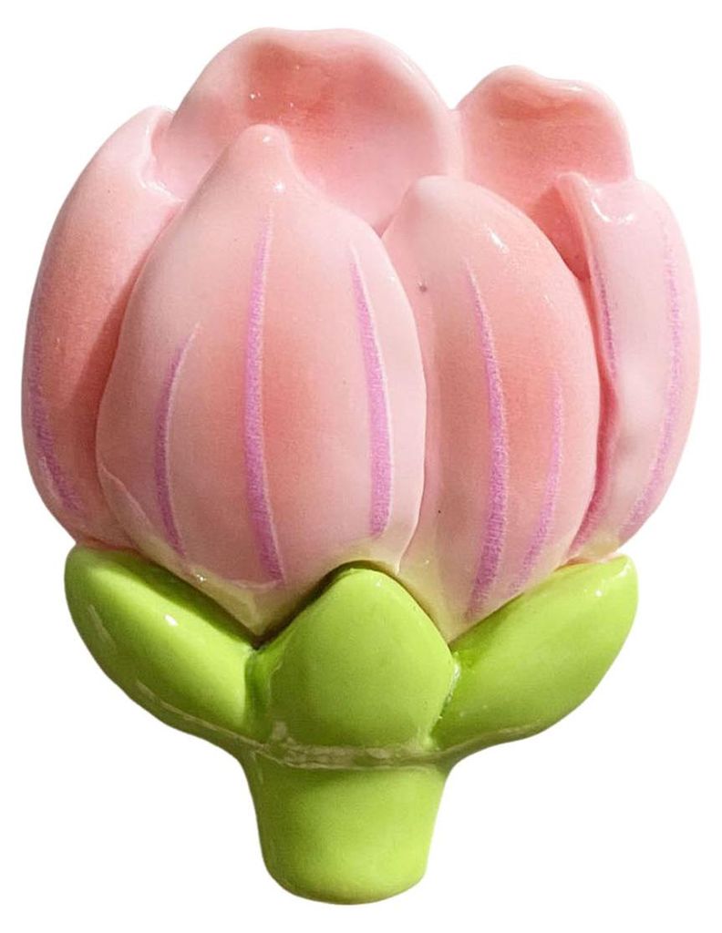 3D-Kühlschrankmagnet mit Kirschblüte, rosafarbene Harzblume, dekorativer Kühlschrankmagnet, Notiz- und Fotohalter für Zuhause, Küche und Büro